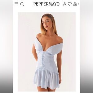 Peppermayo dear diary mini dress